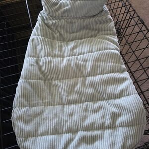 Berkshire Mint Green Quilted Dog Coat